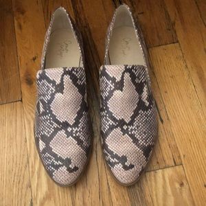 Alligator slip on business casual shoe